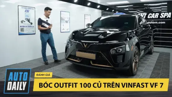 Bóc outfit 100 củ trên VinFast VF 7 Hỏa Long Độc Bản |Autodaily.vn|