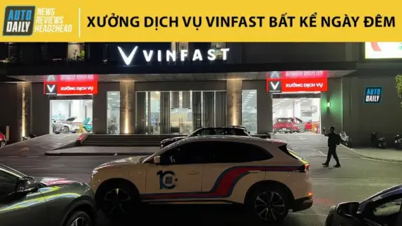 Hình ảnh xưởng dịch vụ VinFast