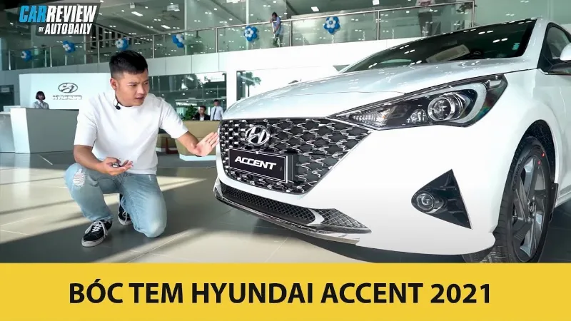 Ngoại thất xe Hyundai Accent 2021